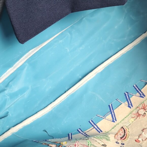 Bahamas Canvas Tote Bag Large Travel Purse Beach Ocean Island Vacation Rope - Picture 8 of 12